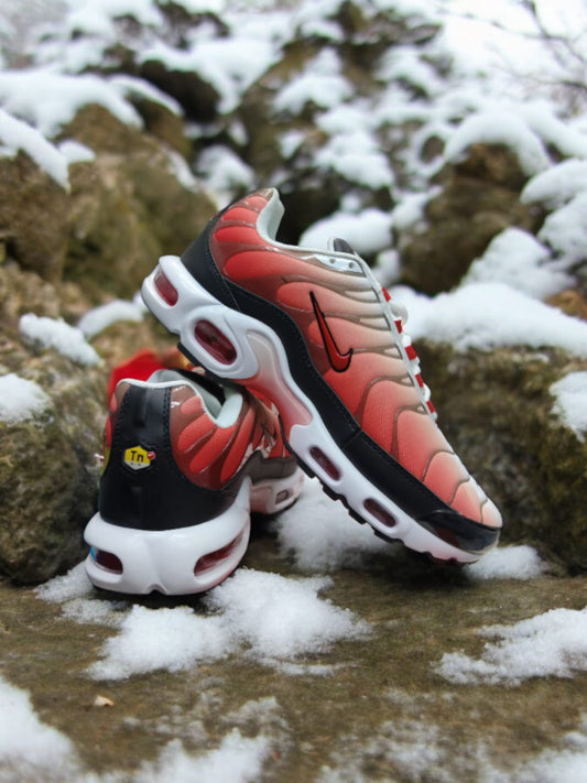 Airmax Plus Fire Red Sneakers Shoes For Men