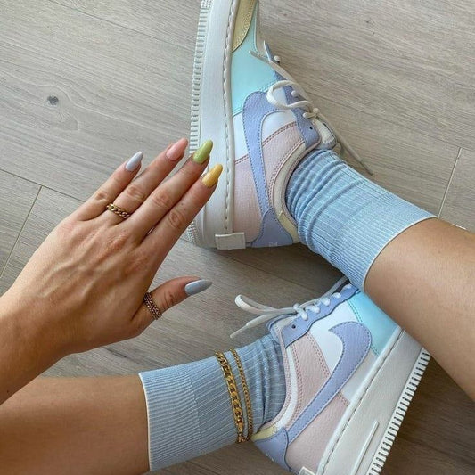 Shadow Leather Sneakers Shoes For Women