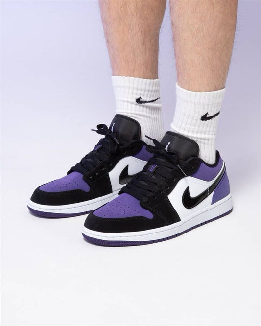 1 Court Purple Sneakers Shoes For Men