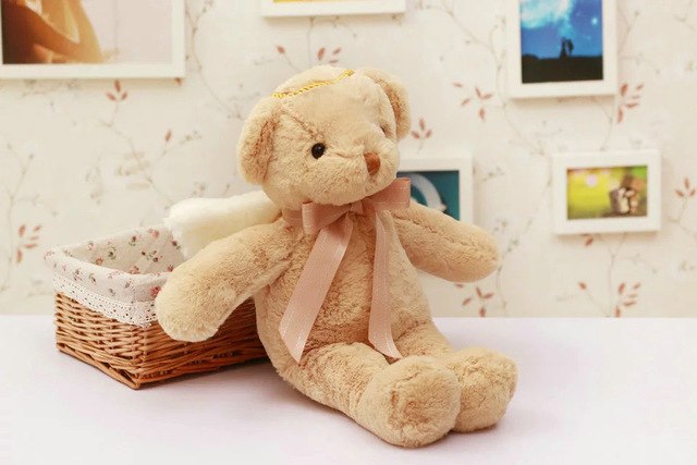Cute Cartoon Angel Teddy Bear 40cm - Yellow - Shopaholics