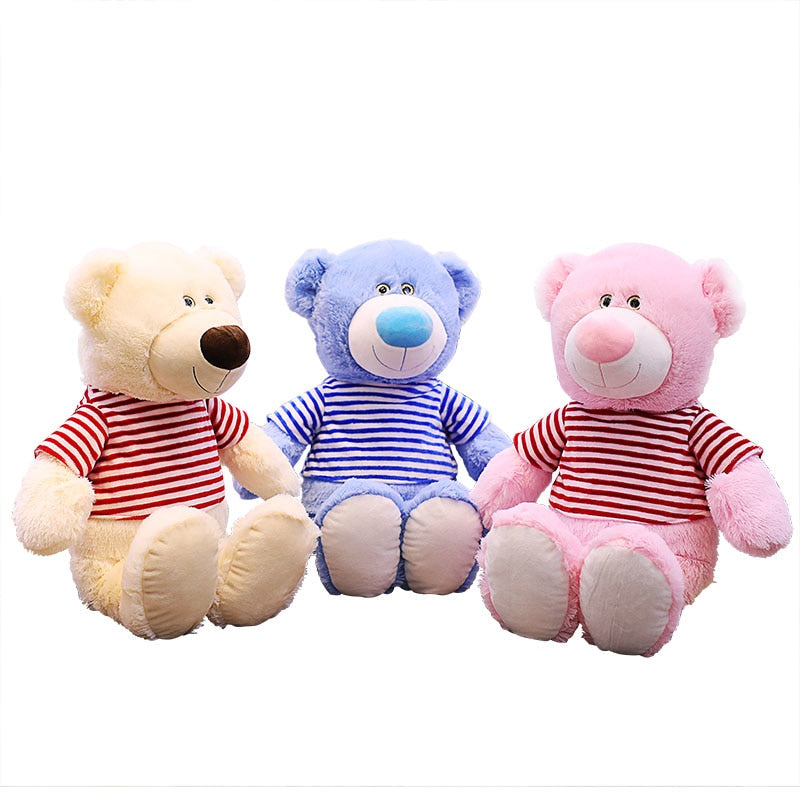 Stuffed T-Shirt Teddy Bear Soft Toy - Shopaholics