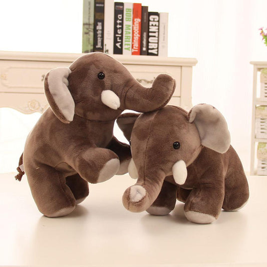 Cute Stuffed Simulation Elephant Soft Toys - Shopaholics
