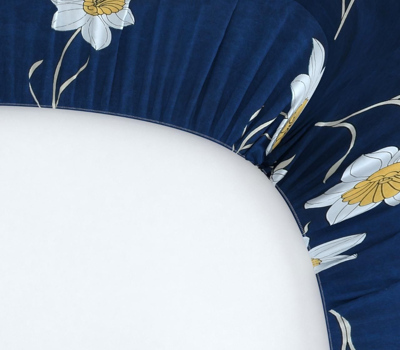 Snooze Fitted Elastic Glace Cotton Double Bedsheets Vol-2 - Shopaholics