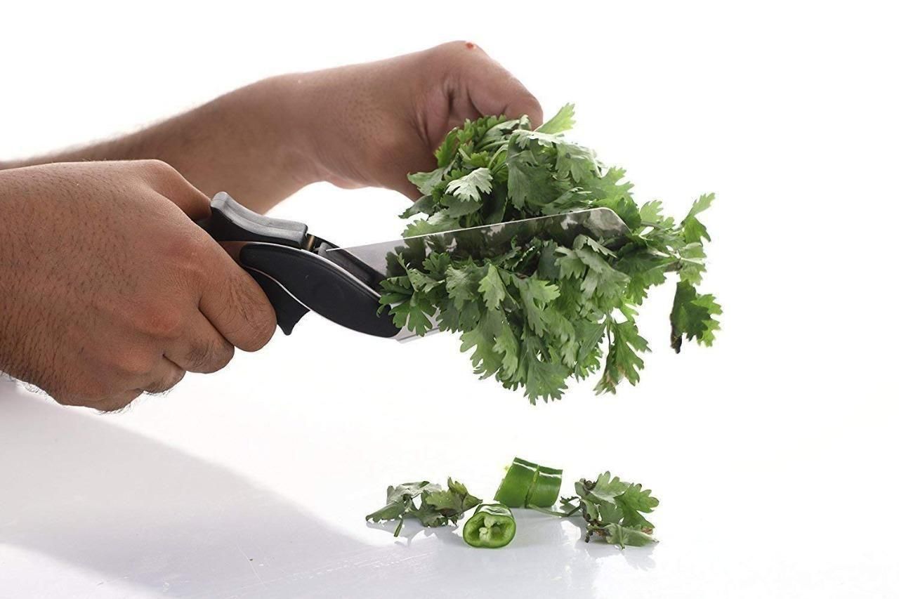 2 in 1 Steel Smart Cleaver Cutter For Kitchen Knife - Shopaholics