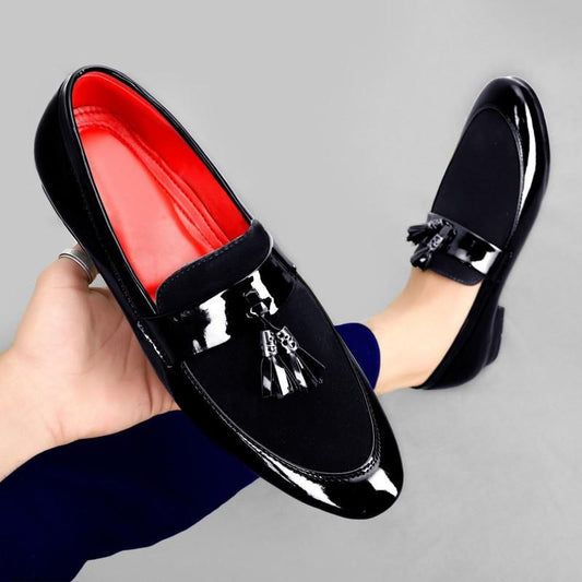 Men Loafer And Casual Black Shoes - Shopaholics