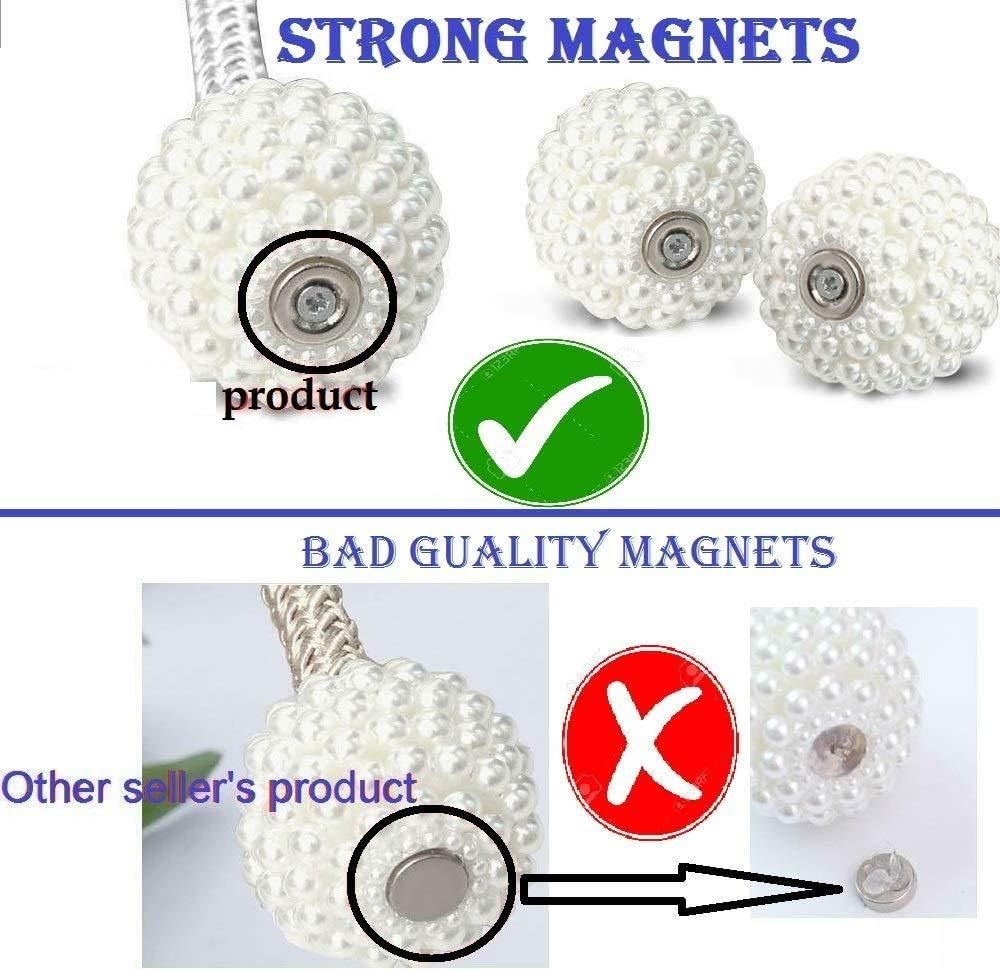Magnetic Curtain Tieback Clips (Pack of 2) - Shopaholics