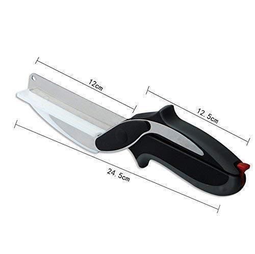 2 in 1 Steel Smart Cleaver Cutter For Kitchen Knife - Shopaholics
