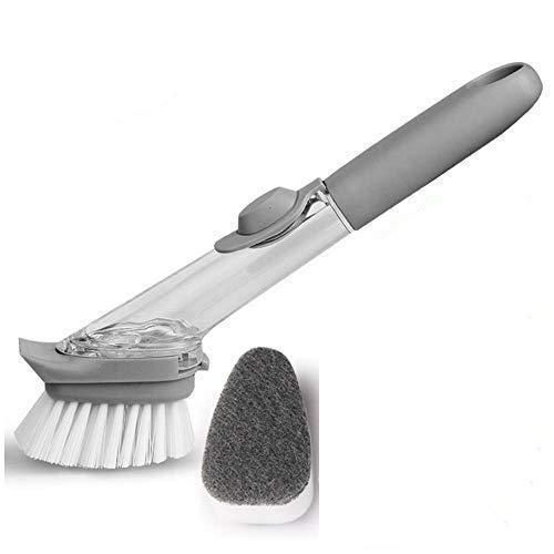 Automatic Liquid Tank Kitchen Utensils Sink Cleaning Brush - Free Size - Shopaholics