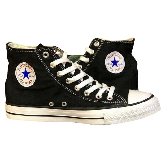 Chuck Taylor All Star High Top Sneakers Shoes For Men - 41 / Black-White - Shopaholics