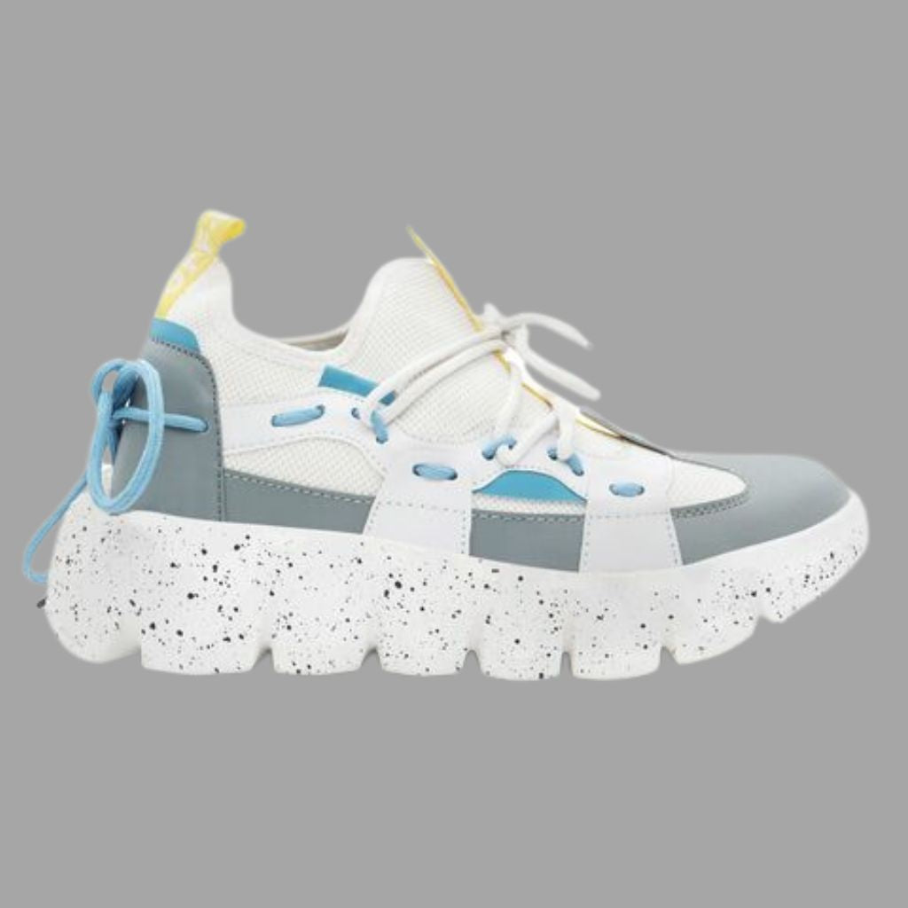 Designed Reflecting Laces Around Running Sports Shoes For Men - Shopaholics