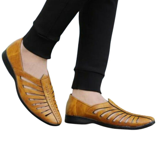 Designer Casual Mojaris Jutti Leather Loafers Shoes For Men - Shopaholics