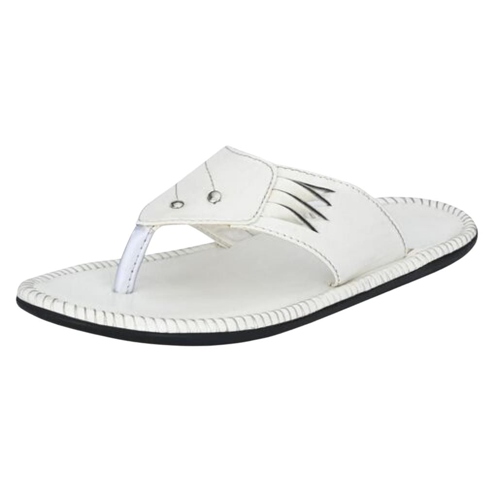 Elegant Synthetic Leather Sandals Flip Flops For Men