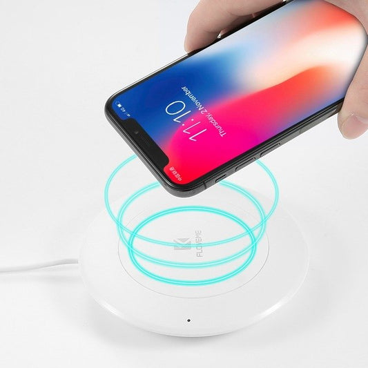 Ultra Thin Universal Wireless Charger For Smartphones - White - Shopaholics