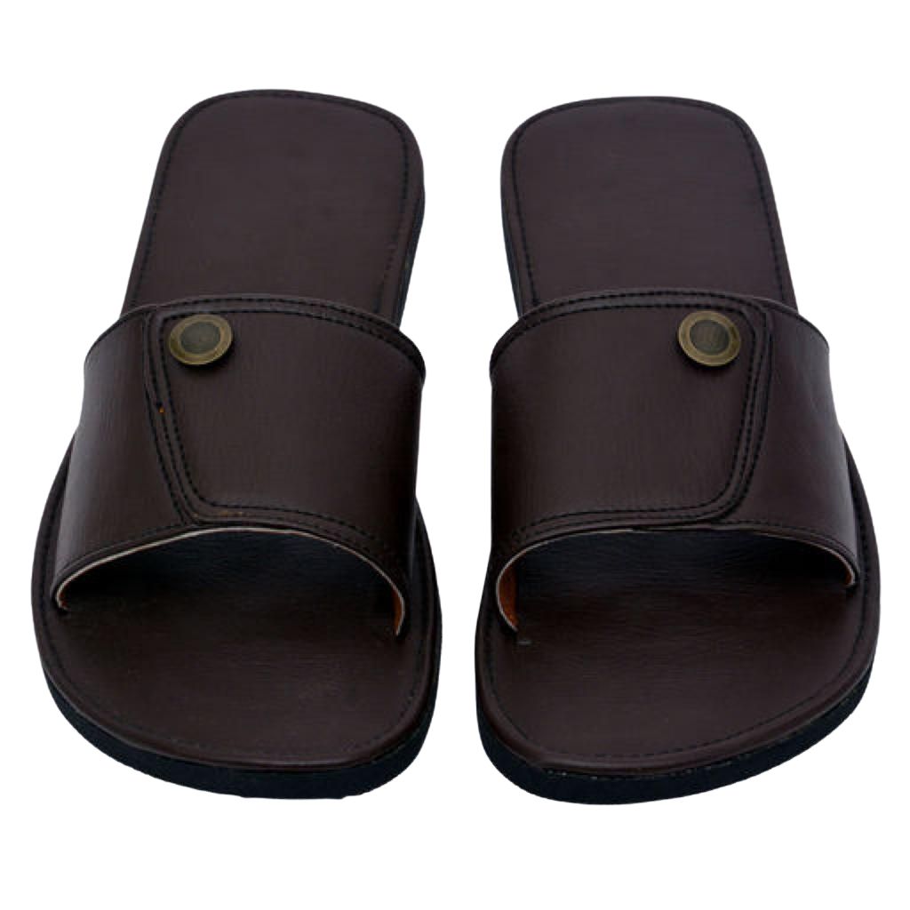 Formal Synthetic Leather Sandals Flip Flops For Men