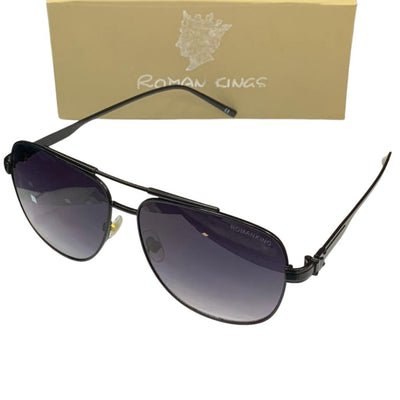 Polarized Metal Frame Aviator Sunglasses For Men - Purple - Shopaholics