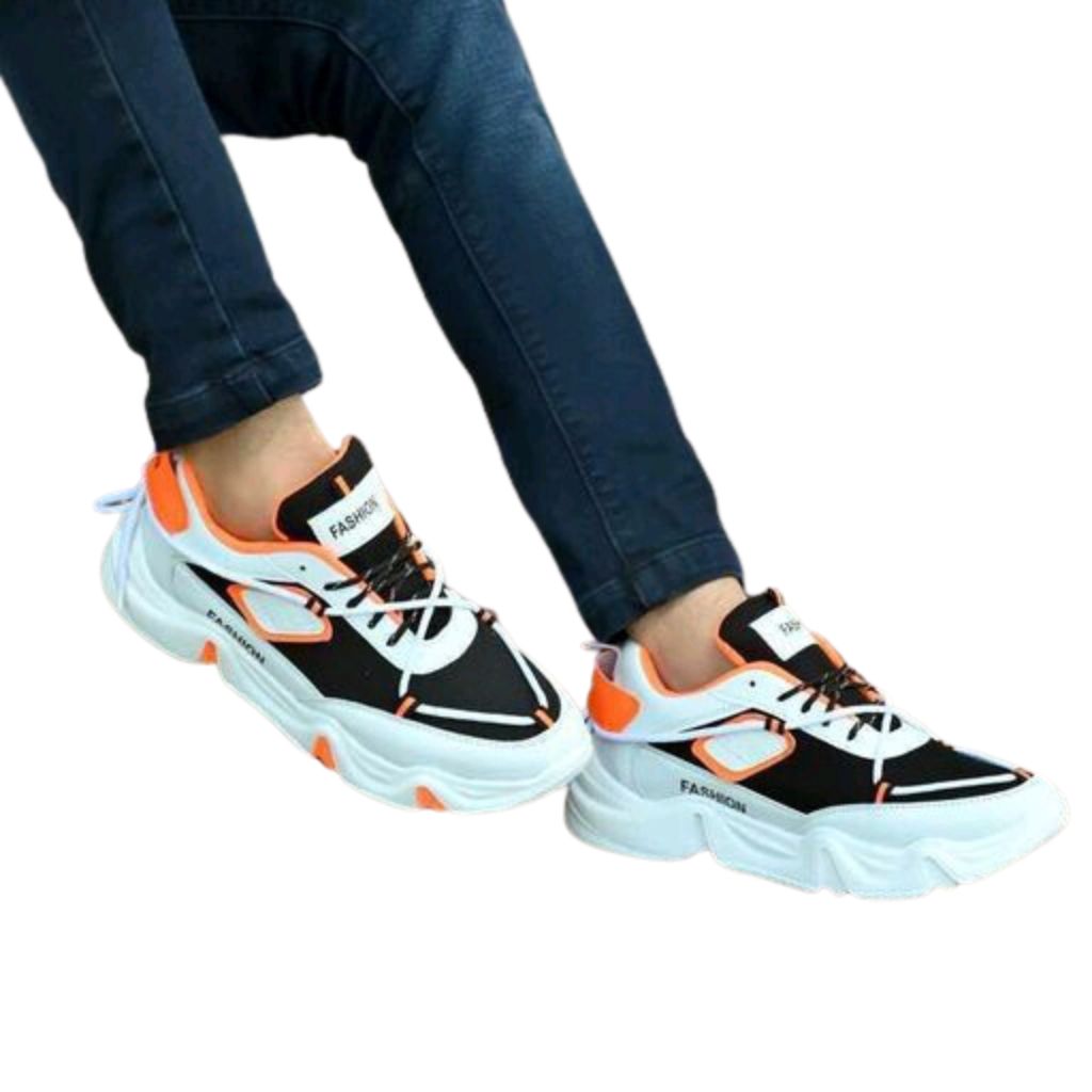 Reflecting Laces Around Running Sports Shoes For Men - Shopaholics