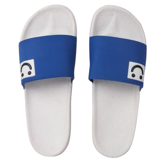 Stylish Smile Pure Slide Flip Flops For Men - 5 / Blue - Shopaholics