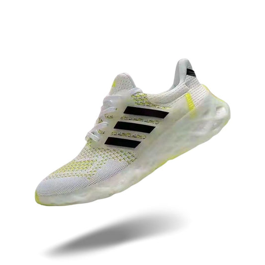 Ultra Boost 2022 Running Sports Shoes For Men - 41 / White-Yellow - Shopaholics