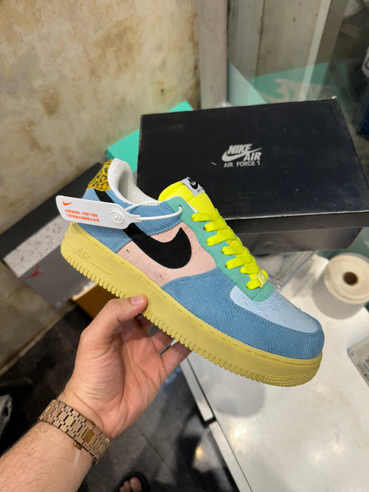 Force 1 Low Celestial Blue Sneakers Shoes For Men