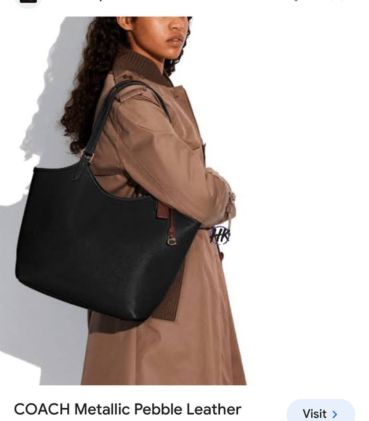 Large Combo Tote Leather Shoulder Handbag For Women