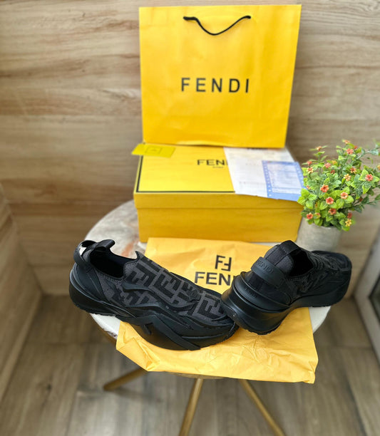 Black Mesh Low-Tops Sneakers Shoes For Men