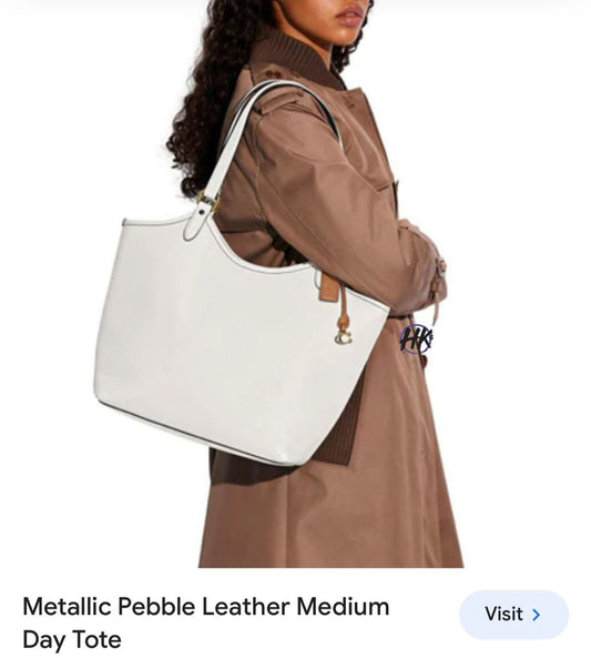 Large Combo Tote Leather Shoulder Handbag For Women