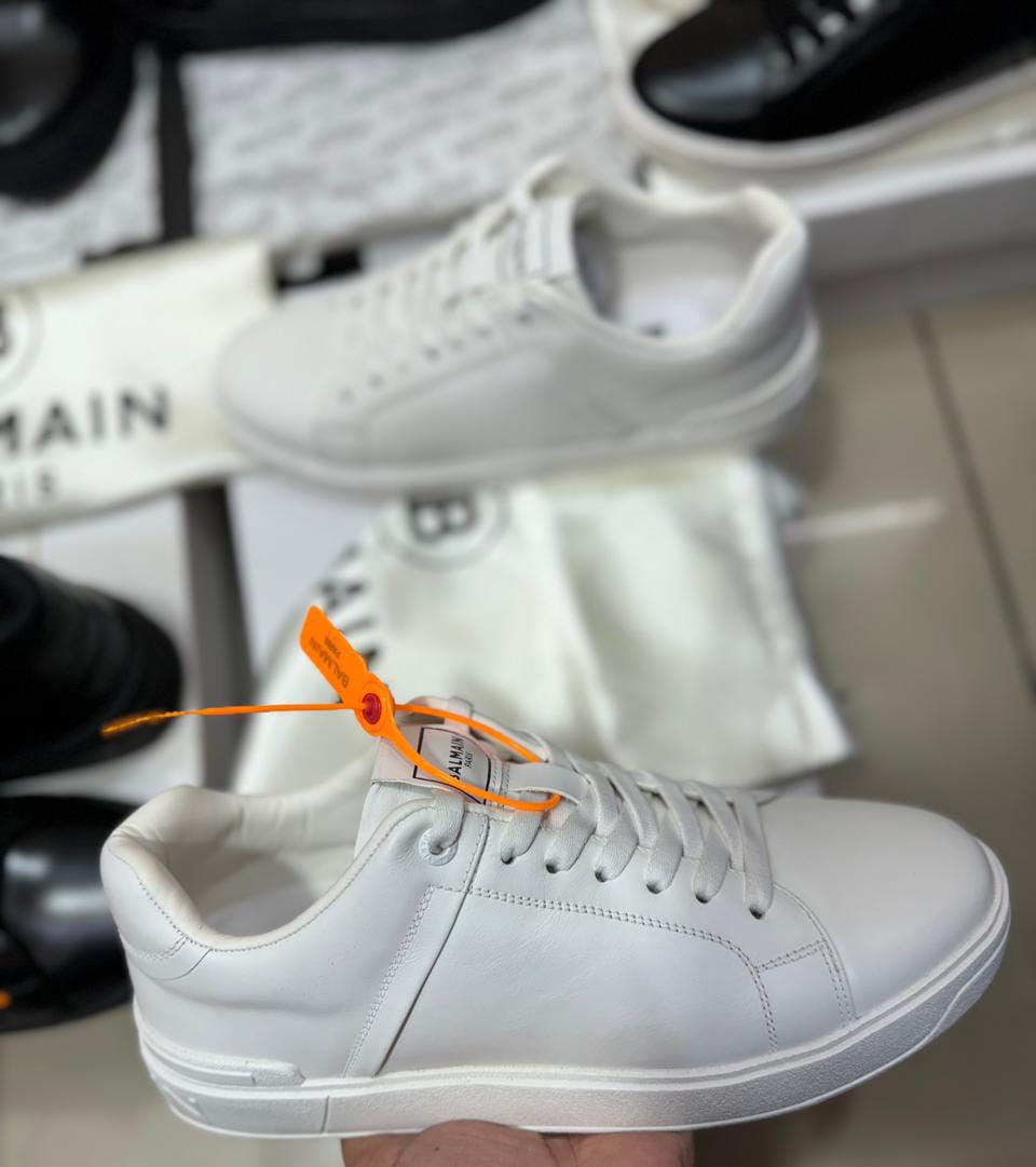 Elegant Leather Sneakers Shoes For Men