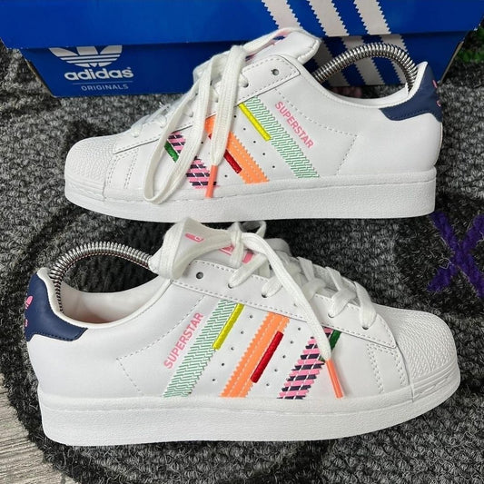 Elegant Superstar Multi Sneakers Shoes For Women