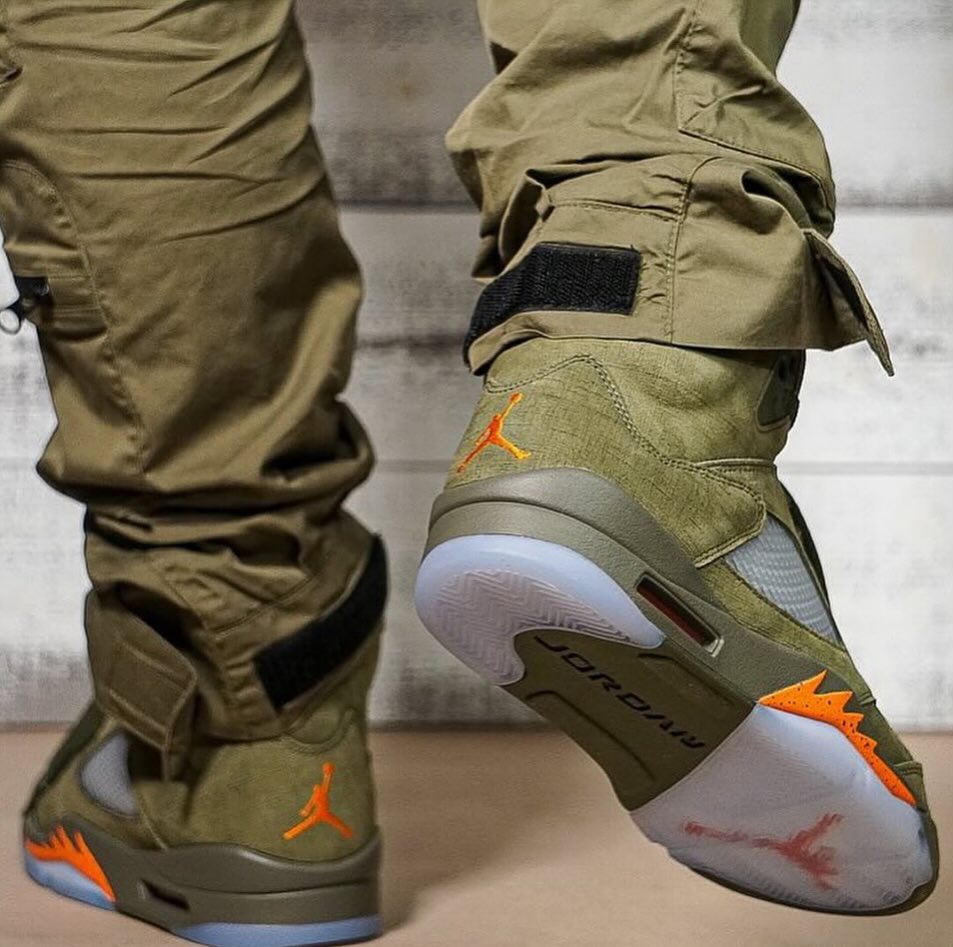 Jordan Retro Olive Sneakers Shoes For Men