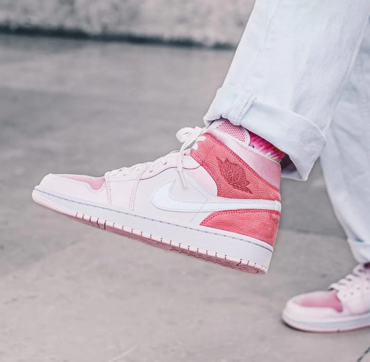 Jordan 1 Retro Mid Digital Sneakers Shoes For Women