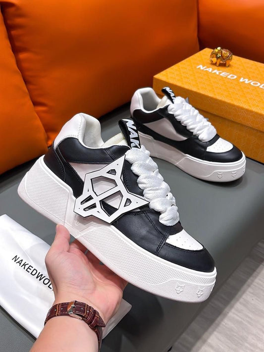 Wolf Low Top Sneakers Shoes For Men