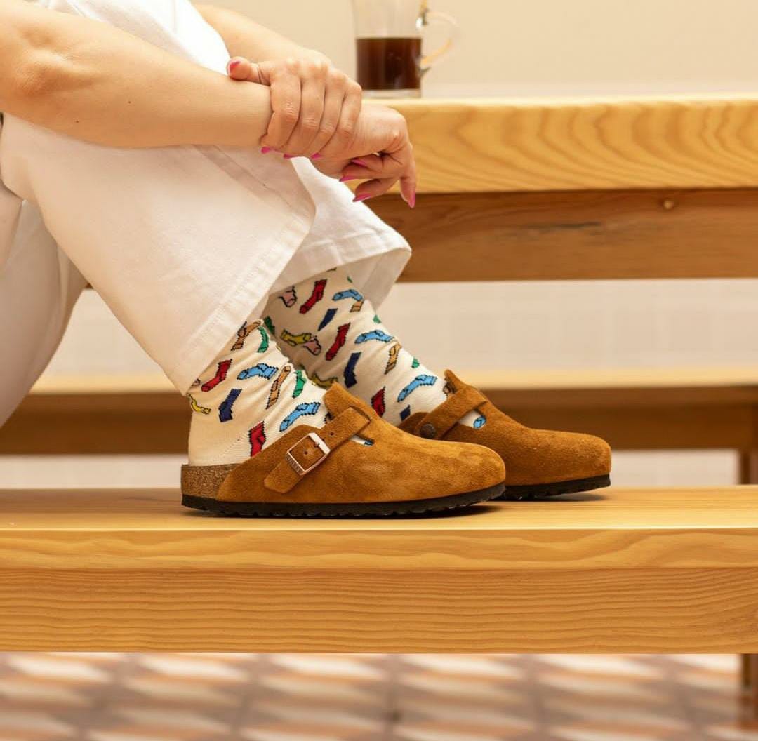 Casual Footbed Sued Leather Sandals Shoes For Men