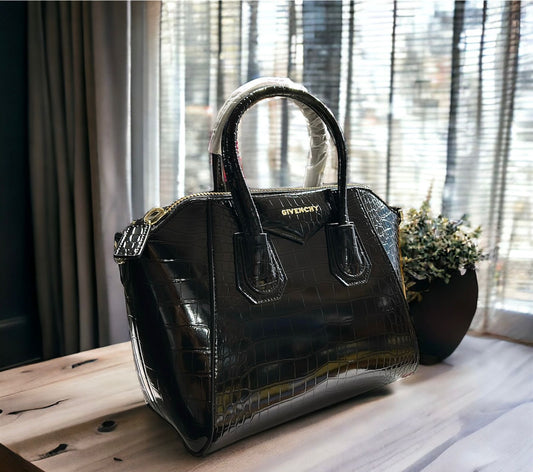 Antigone Crocodile Shoulder Handbag For Women