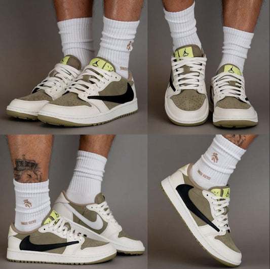 Jordan Dunk X Travis Scott Gulf Sneakers Shoes For Men