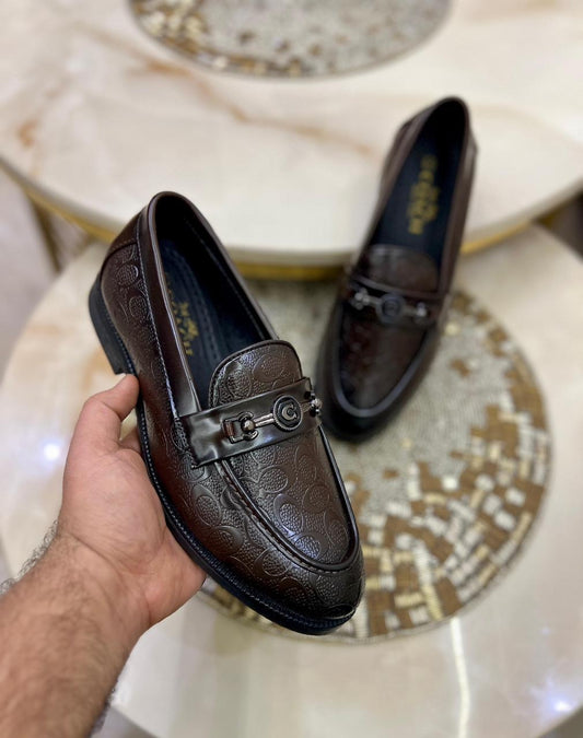 Handmade Faux Leather Loafer Shoes For Men