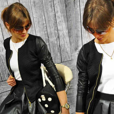 Women Basic Jacket | Punk Style Bandage Jacket - Shopaholics
