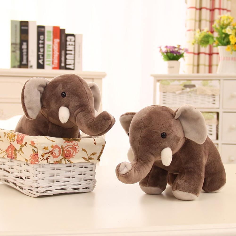 Cute Stuffed Simulation Elephant Soft Toys - Shopaholics