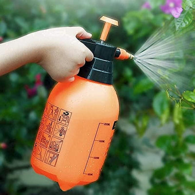 Spray Bottle Pump Pressure Sprayer Sprinkler - Free Size - Shopaholics