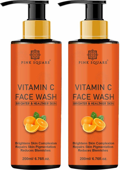 Pure And Natural Vitamin C Facewash For Skin Whitening Combo Pack - Free Size - Shopaholics