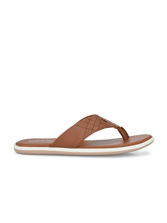 Classic Roman Tan Sandals Slippers For Men - Shopaholics