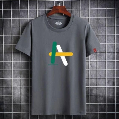 Cotton Printed Half Sleeves Round Neck T-Shirt - Shopaholics