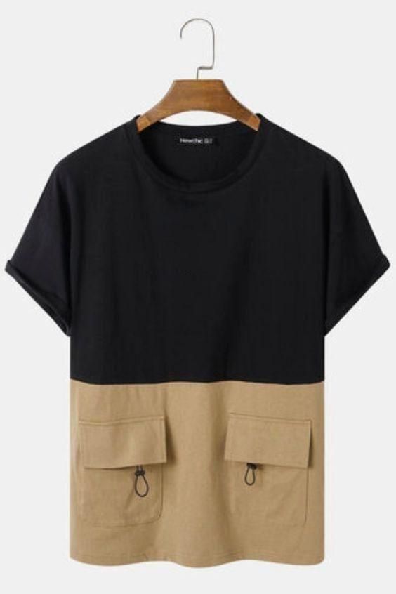 Cotton Half Sleeves Round Neck T-Shirt For Men - Shopaholics