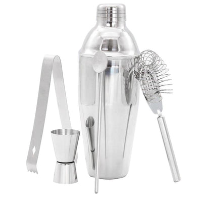 Stainless Steel Cocktail Mixer Set of 5 Pieces - 250ml - Shopaholics