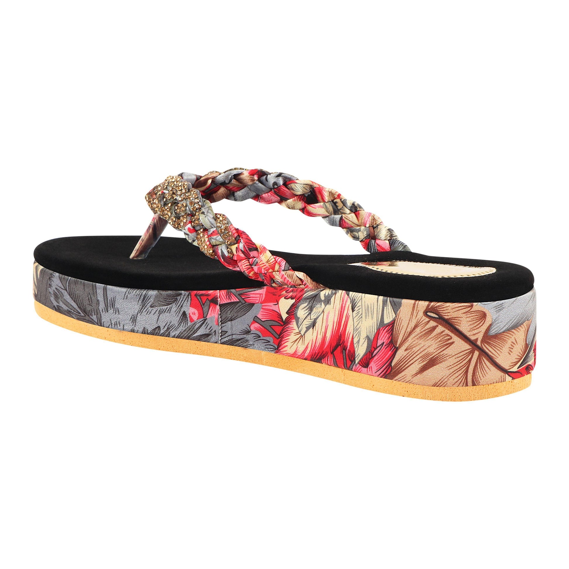 Printed Stylish Flats Slippers For Women - Shopaholics