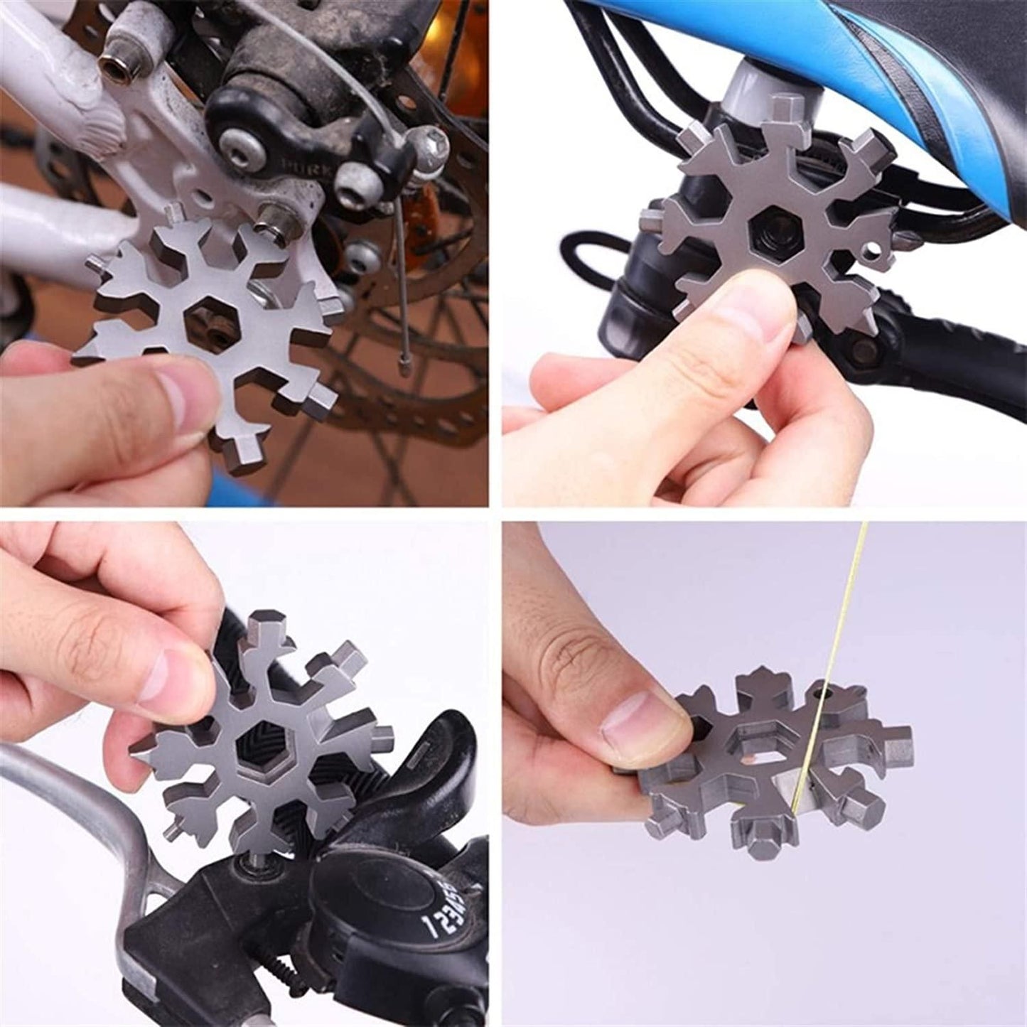 Screwdriver Tool-18 in 1 Multi-Purpose Snowflake Shaped Stainless Steel Screwdriver Tool - Shopaholics