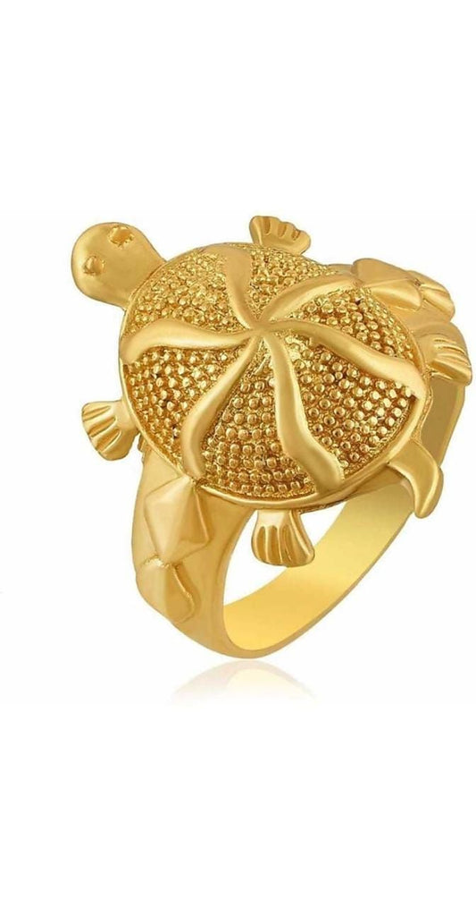 Luxurious Gold Plated Ring For Men - Gold - Shopaholics