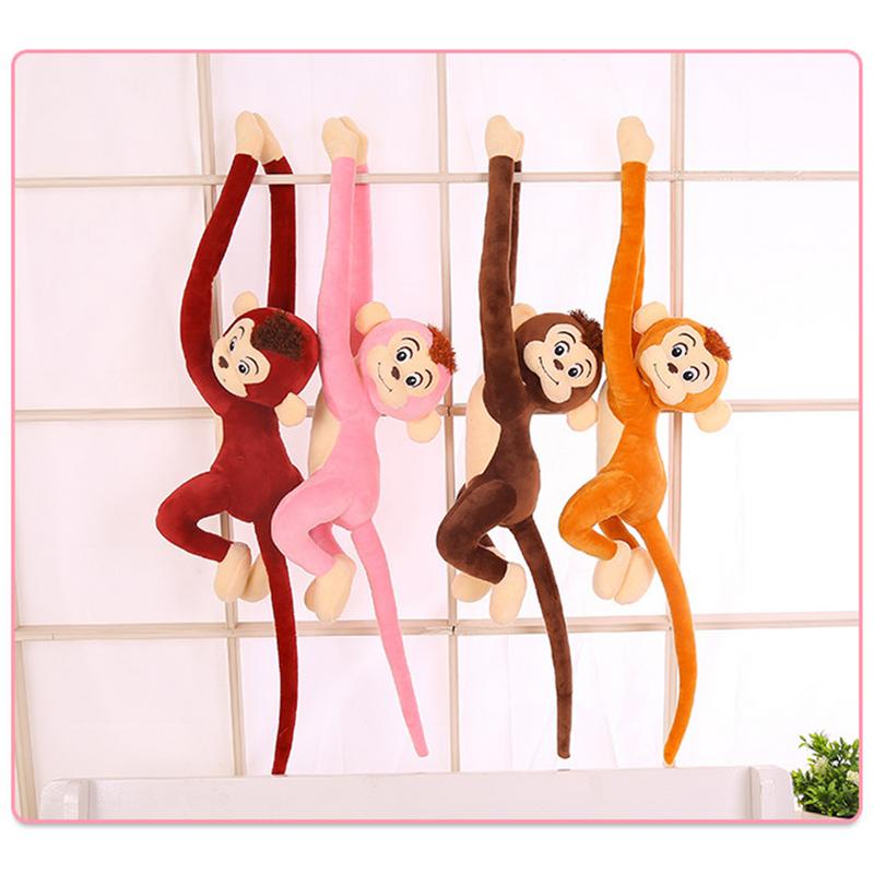 Stuffed Monkey Soft Toy With Long Arm And Tail - Shopaholics