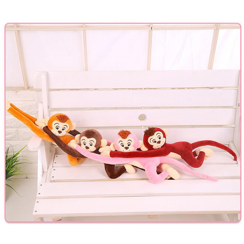 Stuffed Monkey Soft Toy With Long Arm And Tail - Shopaholics
