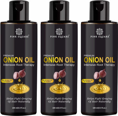 Premium Onion Oil Intensive Root Therapy Combo Pack Of 3 - 3 - Shopaholics