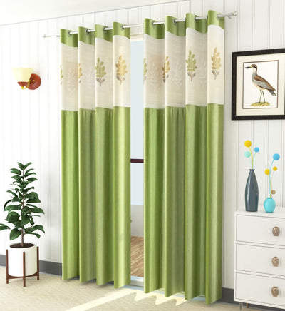 Polyester 5 Ft Window Curtain - Shopaholics